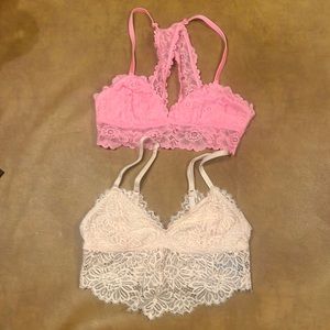 Bundle of two aerie bralettes